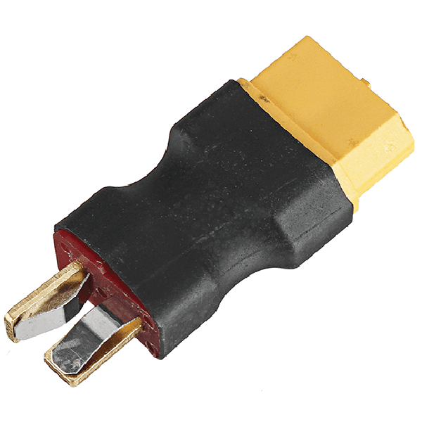 CONECTOR EN T MACHO A CONECTOR XT60 HEMBRA