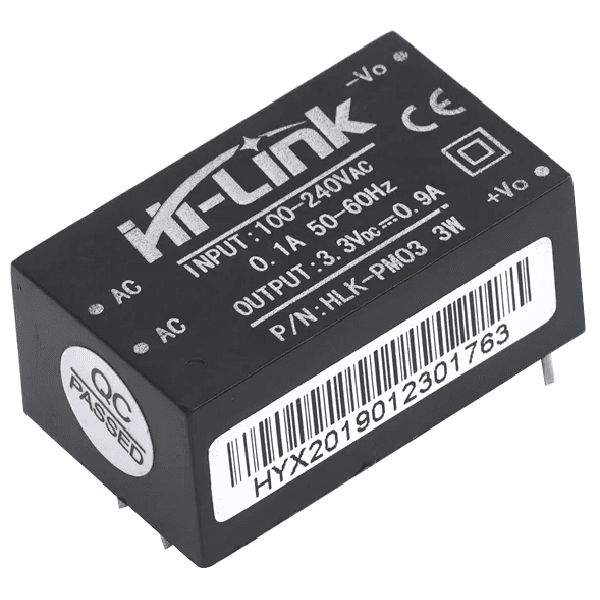 CONVERSOR AC-DC 100VAC/240VAC A 3.3VDC 0.9A 3W HI-LINK HLK-PM03