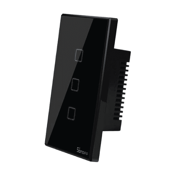 INTERRUPTOR INTELIGENTE TOUCH 3 CANALES WIFI + RF SONOFF