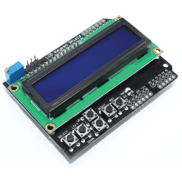 LCD1602 RETROILUMINACION AZUL CON TECLADO