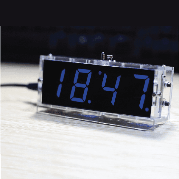 RELOJ DIGITAL + TERMOMETRO + ALTAVOZ