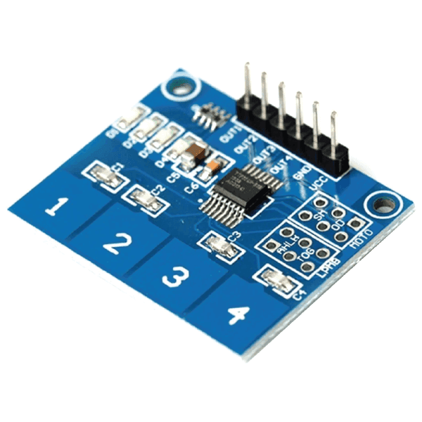 SENSOR TOUCH CAPACITIVO 4 TECLAS (TTP224)