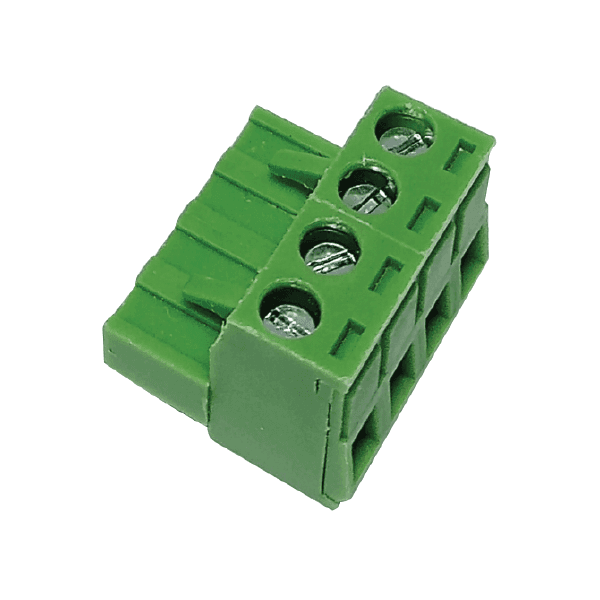 SOCKET PARA BORNERA ENCHUFABLE VERDE KF2EDGV-4P 4 PINES 5.08mm