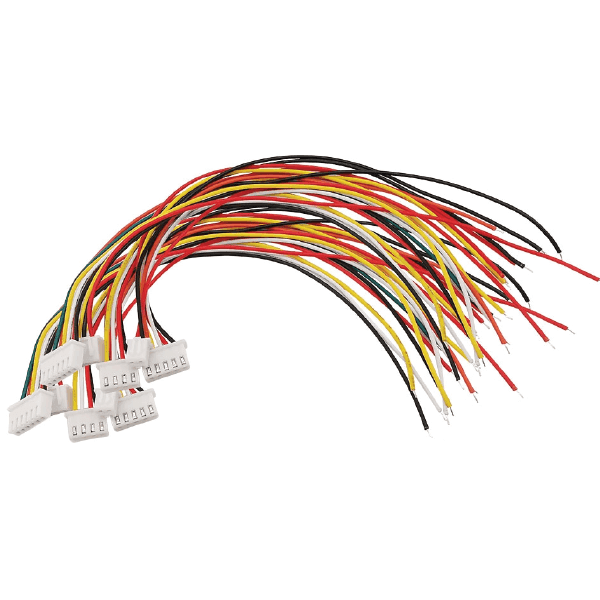 XH2.54mm HEMBRA 2-6 PINES + CABLE 20cm
