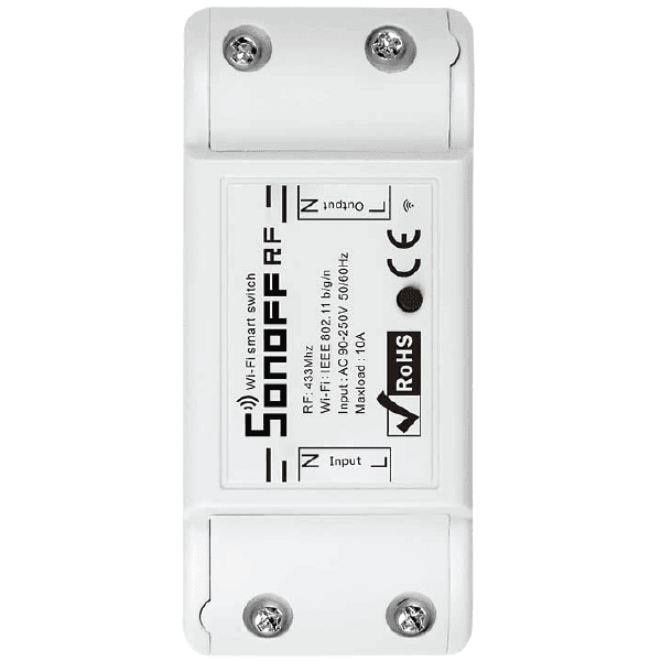 INTERRUPTOR/CONTROLADOR INTELIGENTE 1 CANAL WIFI + RF SONOFF