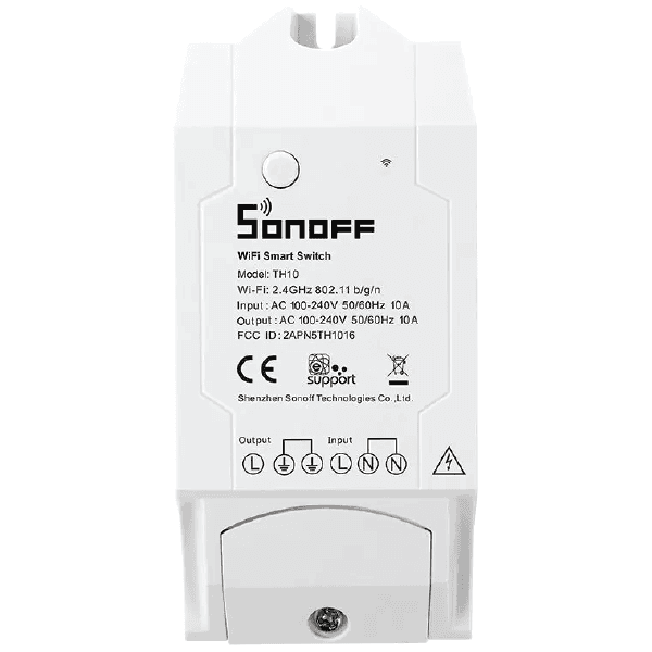 MEDIDOR DE TEMPERATURA Y HUMEDAD INTERRUPTOR/CONTROLADOR 1 CANAL WIFI SONOFF TH10