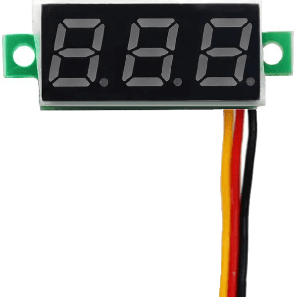 VOLTIMETRO DIGITAL DC 0.28" 0-100V 3 CABLES