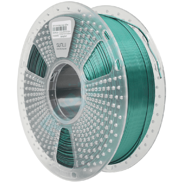 FILAMENTO PLA+ SILK DUAL-COLOR NEGRO VERDE 1Kg 1.75mm