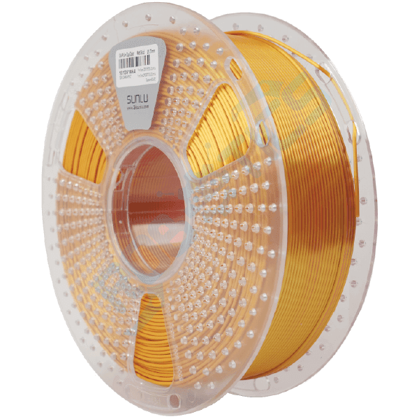 FILAMENTO PLA+ SILK DUAL-COLOR ROJO DORADO 1Kg 1.75mm