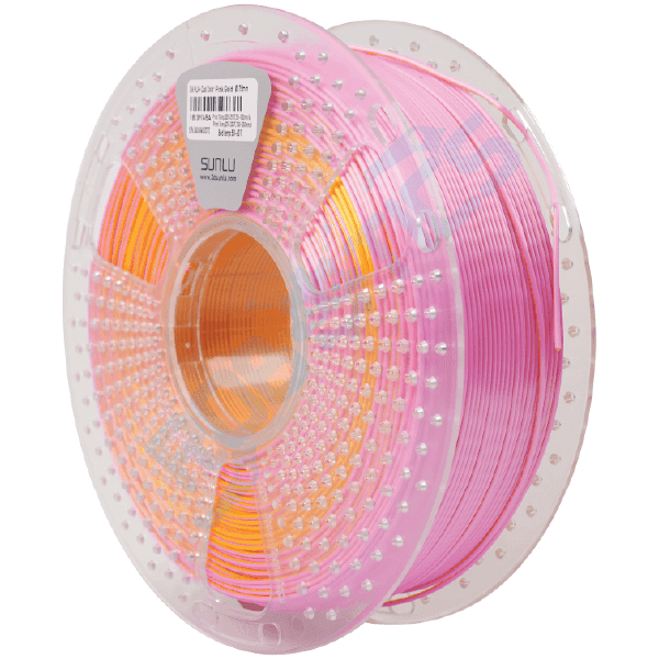 FILAMENTO PLA+ SILK DUAL-COLOR ROSADO DORADO 1Kg 1.75mm