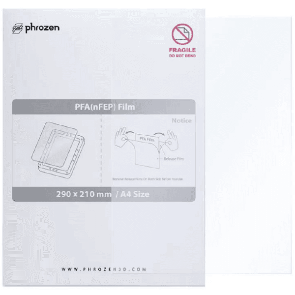 PELICULA PFA (nFEP) PARA IMPRESORA 3D DE RESINA PHROZEN