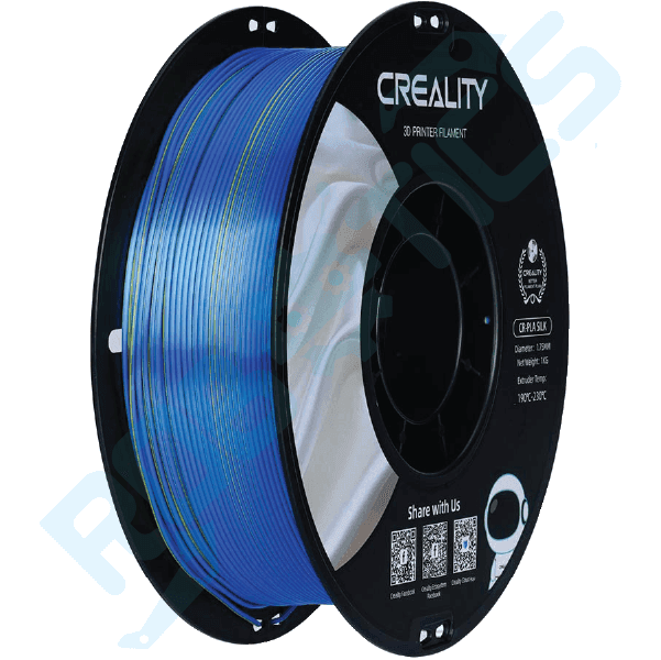 FILAMENTO CR-SILK DUAL-COLOR AMARILLO AZUL 1Kg 1.75mm