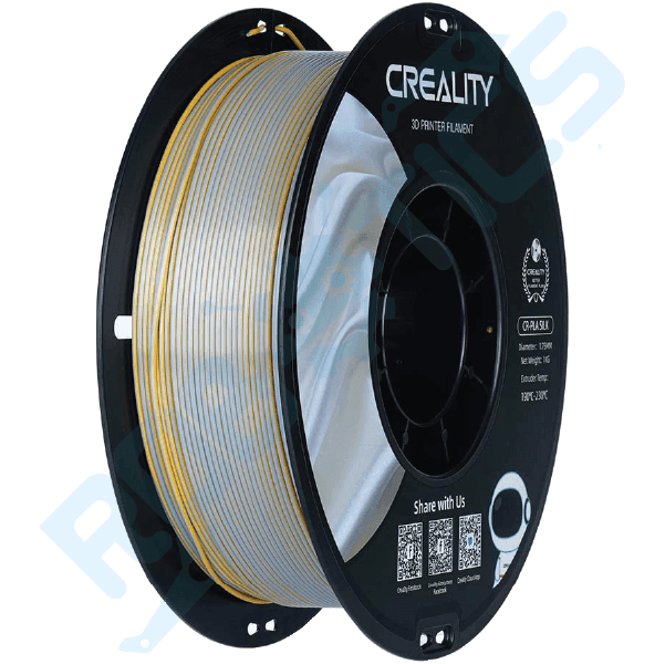 FILAMENTO CR-SILK DUAL-COLOR PLATA DORADO 1Kg 1.75mm
