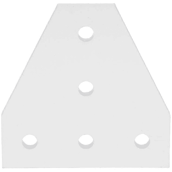 PLACA DE UNION LATERAL EN T PARA PERFIL (SERIE 20)