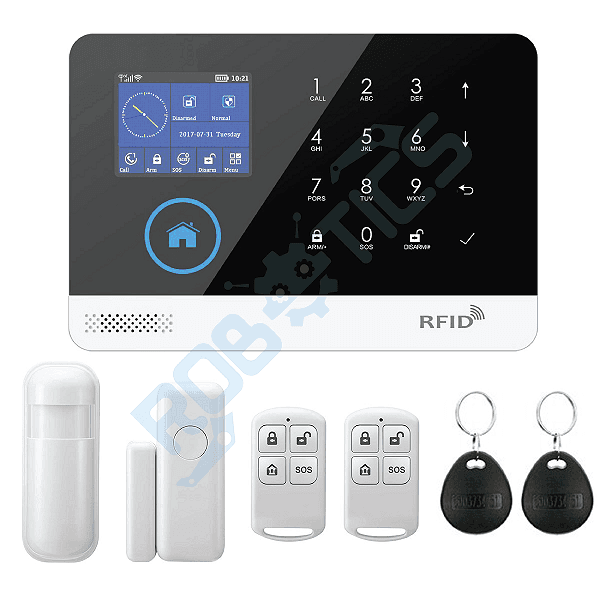 KIT SISTEMA DE SEGURIDAD WIFI + GSM TUYA WG103T