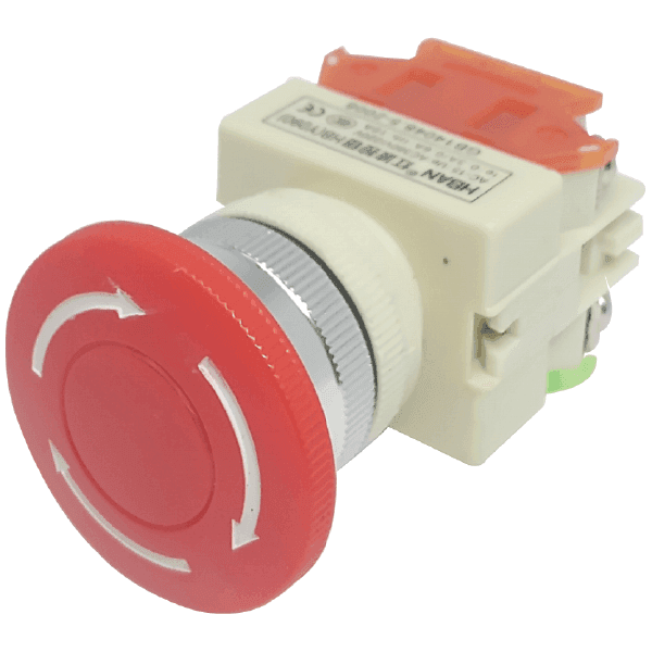 PULSADOR DE EMERGENCIA 22mm TIPO HONGO