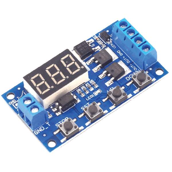 TEMPORIZADOR CON MOSFET DOBLE
