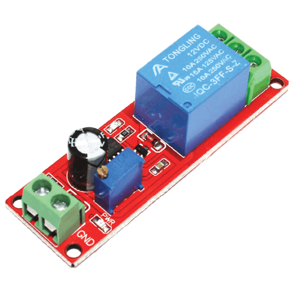 TEMPORIZADOR CON RELE 12V 1 CANAL (NE555)