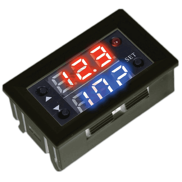 TEMPORIZADOR CON RELE 110VAC/220VAC 1 CANAL PANTALLA DUAL
