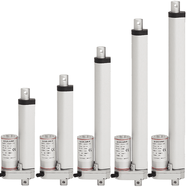 ACTUADOR LINEAL ELECTRICO 12VDC, CARRERA 300mm, VELOCIDAD 10mm/s, CARGA 1500N