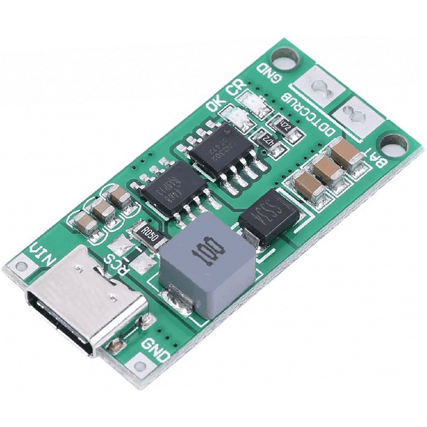 CARGADOR 4S 14.8V 1A TIPO C PARA BATERIA 18650